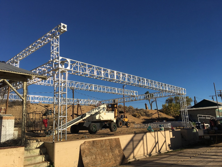 Оцинкованная ферма из конструкционной стальной трубы