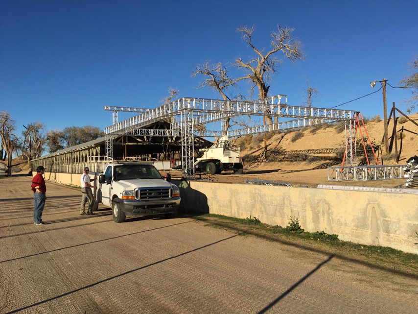 Конструкционная стальная трубная ферма