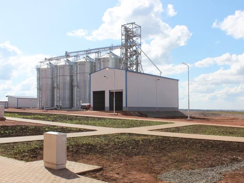 Стальная конструкция кукурузомельного завода