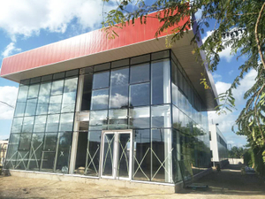 Стальная конструкция сборного кафе-магазина