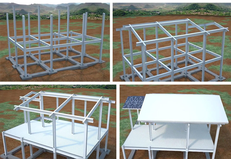 Корпус из стальной конструкции