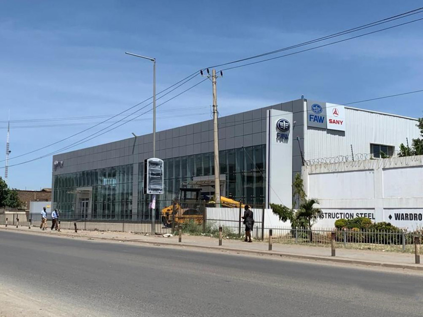 Проект в Кении - Салон сборных автомобилей