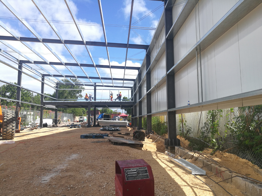 Проект пекарни со стальным каркасом