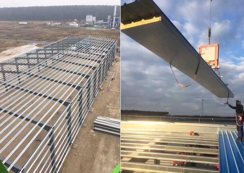 Стальная мастерская Сборные конструкции