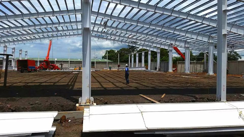 Стальной каркас складского супермаркета