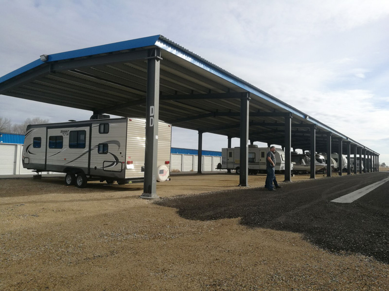 Сборные небольшие металлические складские здания