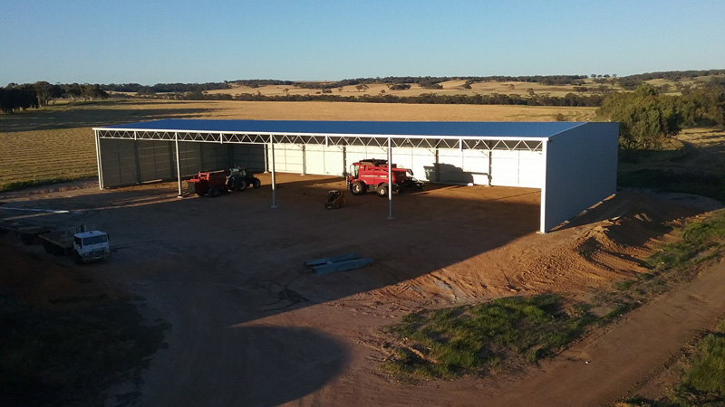 Сборный свинарник из стальной конструкции