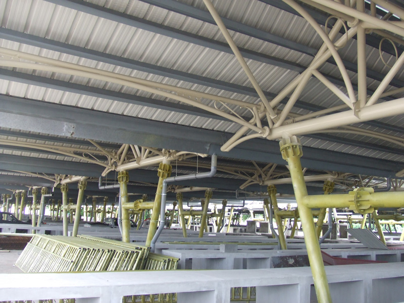 Сборный стальной сарай