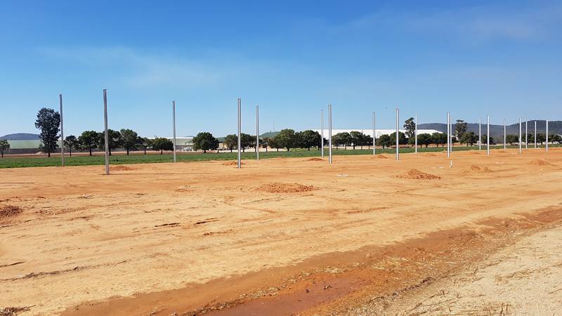 Сборный свинарник из стальной конструкции